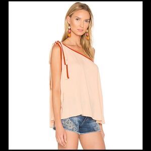 FREE PEOPLE YOUR THE ONE BOHO TOP IN PEACH S